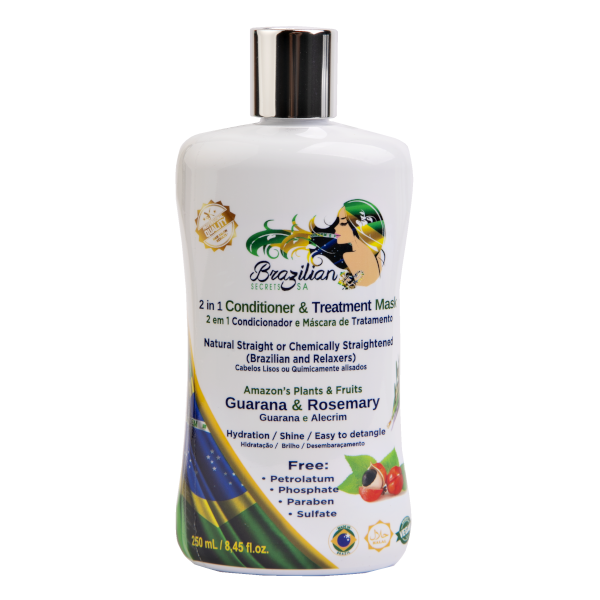 2-in-1 Conditioner & Treatment Mask – Naturally Straight/Chemically Straightened Hair